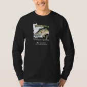 Custom Lake/Date Minnesota Walleye Opener T - Shir T-Shirt (Vorderseite)