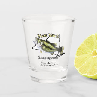 Custom Lake/Date New York Bass Opener Schnapsglas