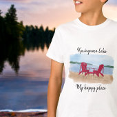 Custom Lake View "Mein glücklicher Ort T-Shirt