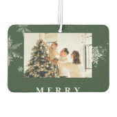 Custom Landscape Rectangle Air Freshener, Onyx for Autolufterfrischer (Rückseite)