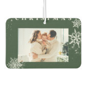 Custom Landscape Rectangle Air Freshener, Onyx for Autolufterfrischer (Vorderseite)