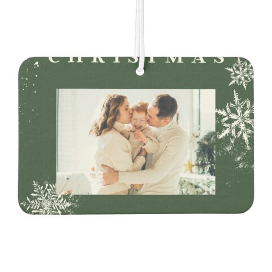 Custom Landscape Rectangle Air Freshener, Onyx for Autolufterfrischer (Vorderseite)