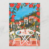 CUSTOM Landschaft Essen mit Blick auf die Kunst Menükarte (Vorderseite)