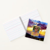 Custom Landschaftlich Funeral Guest Book Spiral No Notizblock (Innenseite)