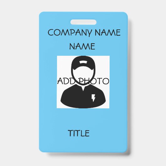 CUSTOM LAPEL LANYARD NAME TAGS AUSWEIS (Vorderseite)