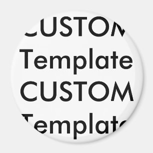 Custom Large 3" Round Magnet