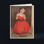 Custom Large Foto Daughter Geburtstagskarte Karte<br><div class="desc">Fügen Sie Ihr Lieblings-Foto hinzu und ändern Sie den Text</div>
