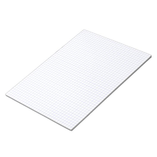 Custom Large Graph Paper Note Pad (Grids, Squares) Notizblock (angewinkelt)