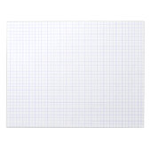 Custom Large Graph Paper Note Pad (Grids, Squares) Notizblock (Vorderseite)