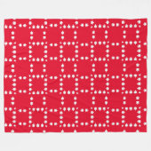 Custom Large Maple Leaf Throw Fleece Blanket" (Vorderseite (Horizontal))