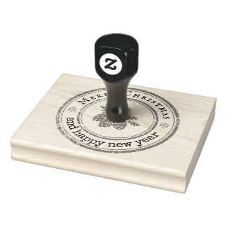 Custom Large Rubber Stamp with Personalized Logo  Gummistempel