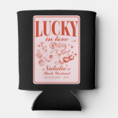 Custom Las Vegas Junggeselinnen-Abschied Personali Dosenkühler (Rückseite)