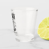 Custom Las Vegas Junggeselinnen-Abschied Personali Schnapsglas (Rechts)