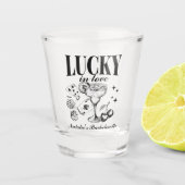 Custom Las Vegas Junggeselinnen-Abschied Personali Schnapsglas (Vorderseite)