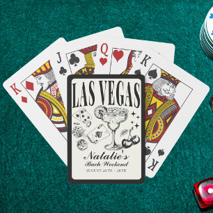 Custom Las Vegas Junggeselinnen-Abschied Personali Spielkarten