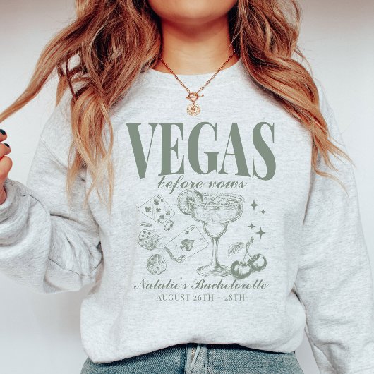 Custom Las Vegas Junggeselinnen-Abschied Personali Sweatshirt