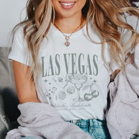 Custom Las Vegas Junggeselinnen-Abschied Personali T-Shirt