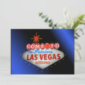 Custom Las Vegas Wedding Einladungen (Stehend Vorderseite)