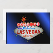 Custom Las Vegas Wedding Einladungen (Vorne/Hinten)