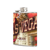 Custom Las Vegas Wedding Liquor Hip Flask Flachmann (Links)