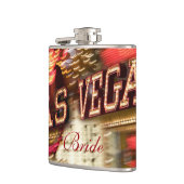 Custom Las Vegas Wedding Liquor Hip Flask Flachmann (Links)