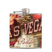 Custom Las Vegas Wedding Liquor Hip Flask Flachmann (Vorderseite)