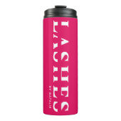 Custom Lash Extension Technischer Cool Esthetiker Thermosbecher (Vorderseite)