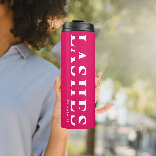 Custom Lash Extension Technischer Cool Esthetiker Thermosbecher