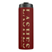 Custom Lash Extension Technischer Cool Esthetiker Thermosbecher (Vorderseite)