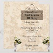 Custom Last Chance Hochzeiten Einladungen (Vorne/Hinten)