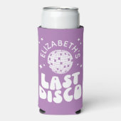 Custom Last Disco Bacheloretto Selters Dosenkühler (Seltzer Vorderseite)