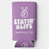 Custom Last Disco Bacheloretto Selters Dosenkühler (Rückseite)