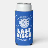 Custom Last Disco Dancing Queen Bachelorette Selters Dosenkühler (Seltzer Vorderseite)