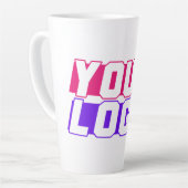 Custom Latte Coffee Cup - Hinzufügen Ihres Logos Milchtasse (Linke Ecke)