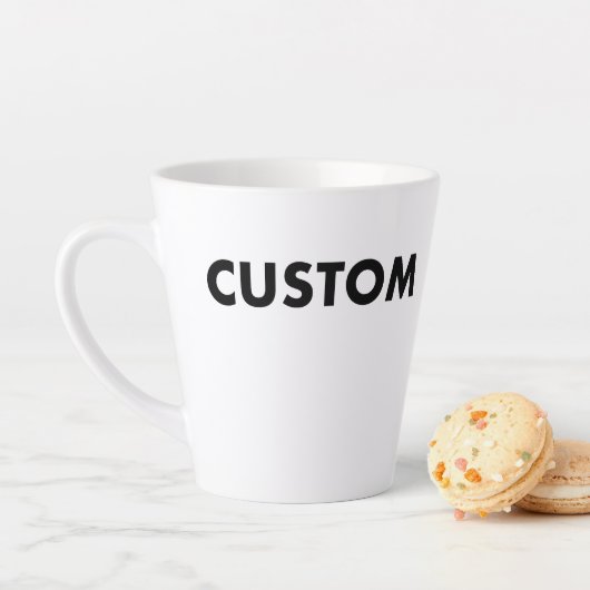 Custom Latte Mug Blank Template - 12oz Milchtasse (Beispiel)