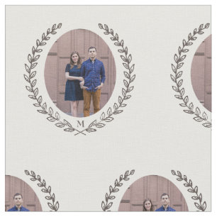 Custom Laurel Monogram Stoff