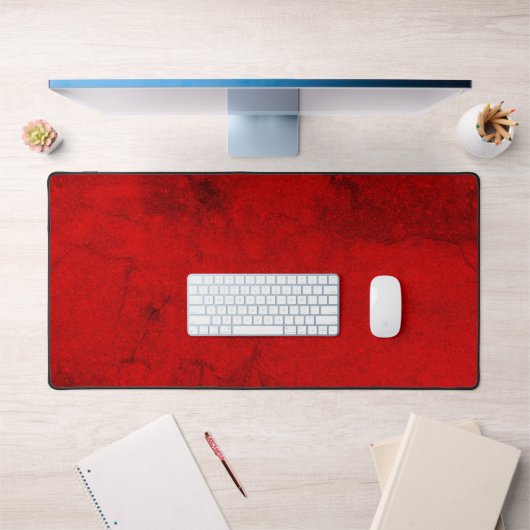 Custom Lava Red Desk Mat - Bold & Fiery Schreibtischunterlage (Büro 1)
