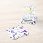 Custom Lavendel Dragonfly Shabby Chic Boho Style Untersetzer (Vor Ort)