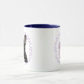 Custom lavender french bulldog mug Photo Tasse (Zentrum)