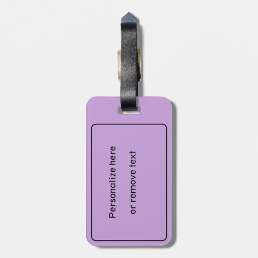 Custom, Lavender Keep Calm Craft On Gepäckanhänger (Rückseite vertikal)