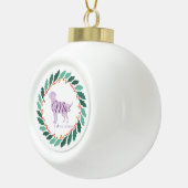 Custom lavender Labrador Retriever ornament gift (Rechts)