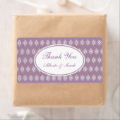 Custom Lavender Wedding Labels (Insitu)