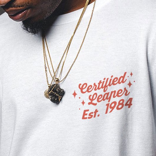 Custom Leap Year Froscher Leaper Seltenes Geburtst T-Shirt