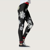 CUSTOM LEGGINGS SNOWFLAKE MIT ROT (Rechts)