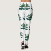 Custom Leggings Weihnachtsbäume (Rückseite)