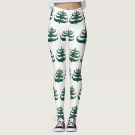 Custom Leggings Weihnachtsbäume