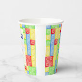 Custom Lego Themed Birthday Party Paper Cups Pappbecher (Links)