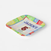 Custom Lego Themed Birthday Party Paper Plates Pappteller (Gewinkelt)