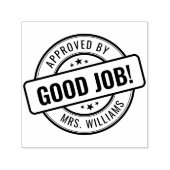Custom Lehrer Name Good Job! Genehmigung der Hausa Permastempel (Design)