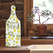 Custom Lemon, Citrus Yellow und Green Schneidebrett